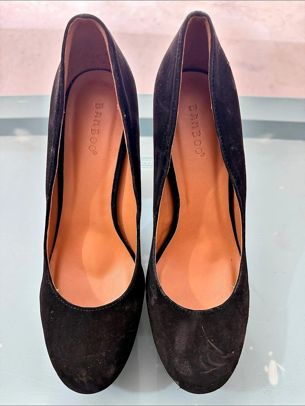 Bam booBlack Pointed Toe Heels